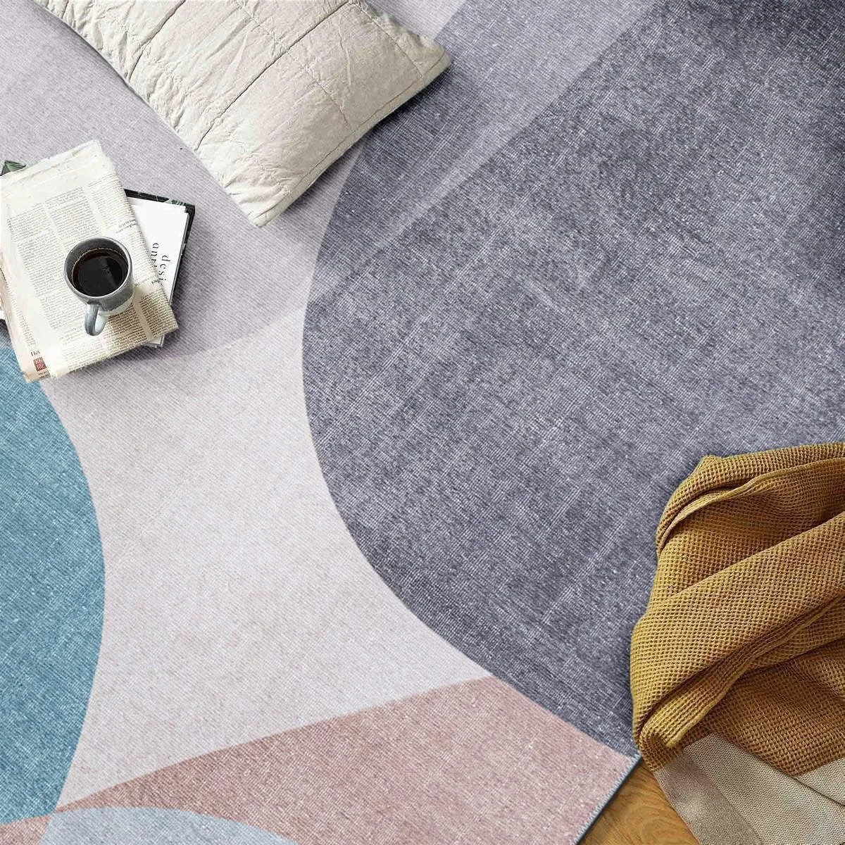 Rugshop Contemporary Geometric Stain Resistant Flat Weave Eco Friendly Premium Recycled Machine Washable Area Rug 8'4"x11'6" Multi