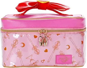 Sailor Girl Makeup Bag, Cosmetic Travel Organizer Storage Cartoon Bag for Girls