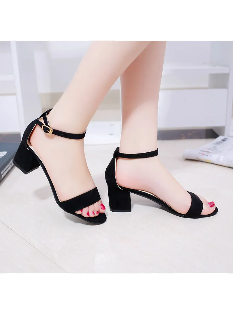 Sandals Open Toe Flip Flops Sandals Thick Heel