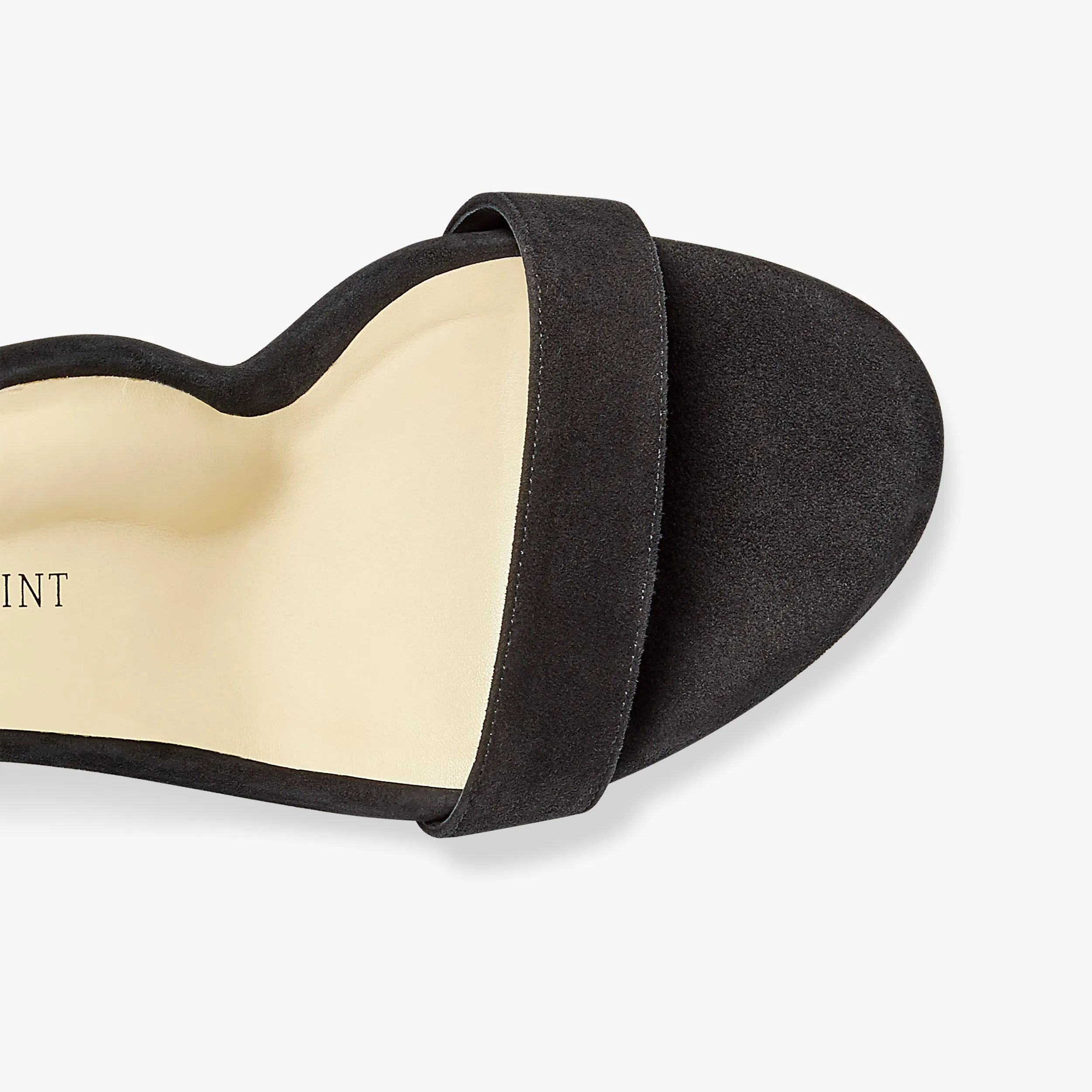 Sarah Flint Perfect Block Sandal 60 :: Black Suede