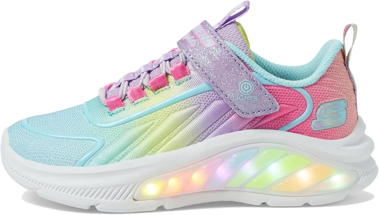Skechers Girl's Rainbow Cruisers Sneaker