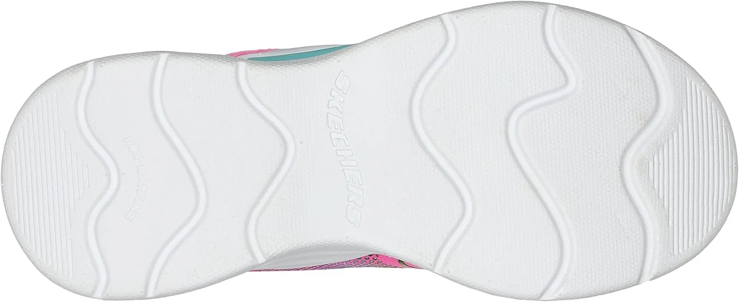 Skechers Girl's, S Lights: Wavy Beams Sneaker - Toddler