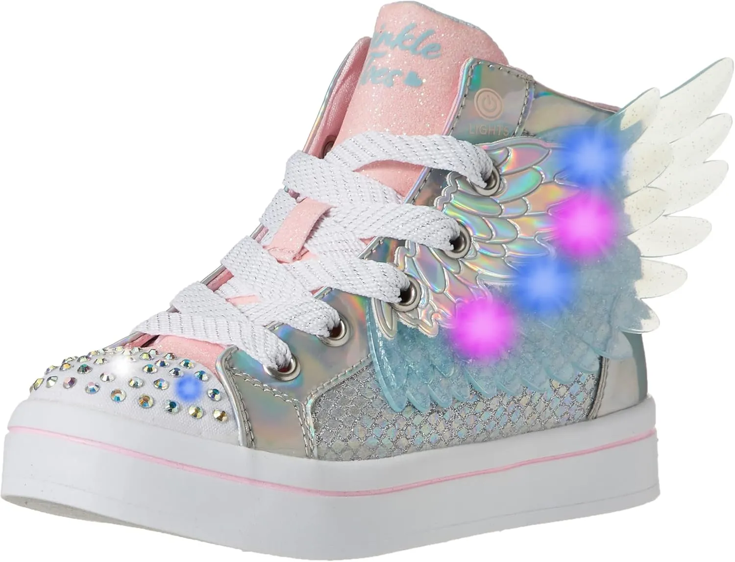 Skechers Girl's Twinkle Toes TWI-Lites 2.0-Unicorn Wings Sneaker
