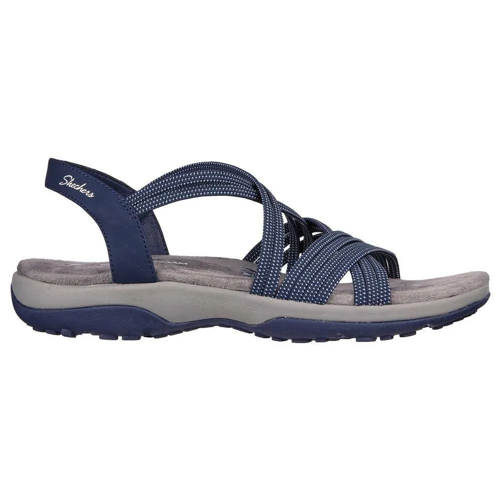 Skechers Ladies Reggae Slim Skech Appeal Navy Strap Slip On Sandals 41180/NVY