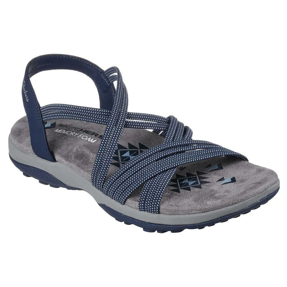 Skechers Ladies Reggae Slim Skech Appeal Navy Strap Slip On Sandals 41180/NVY