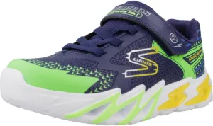 Skechers Unisex-Child Flex-Glow Bolt Sneaker