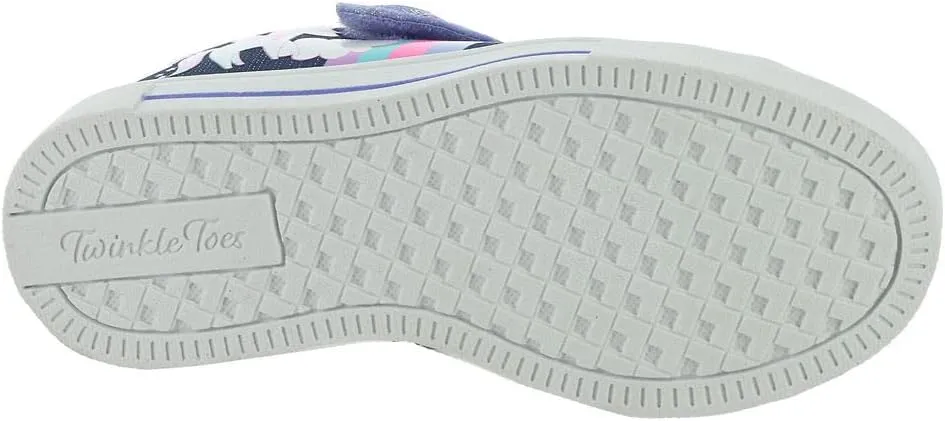 Skechers Unisex-Child Twinkle Sparks-Heather Char Sneaker