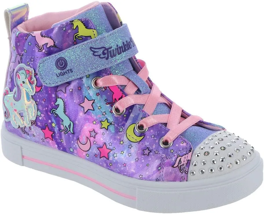 Skechers unisex-child Twinkle Toes Twinkle Sparks Unicorn Dayd Sneaker