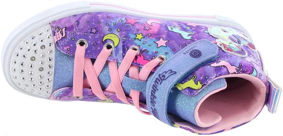 Skechers unisex-child Twinkle Toes Twinkle Sparks Unicorn Dayd Sneaker