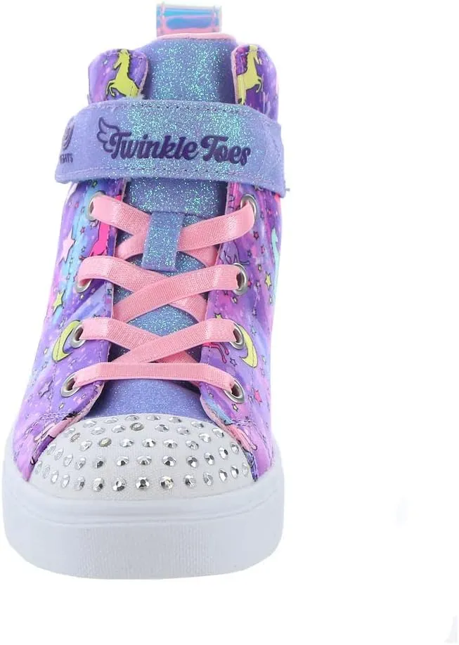 Skechers unisex-child Twinkle Toes Twinkle Sparks Unicorn Dayd Sneaker