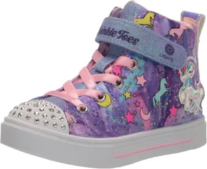 Skechers unisex-child Twinkle Toes Twinkle Sparks Unicorn Dayd Sneaker