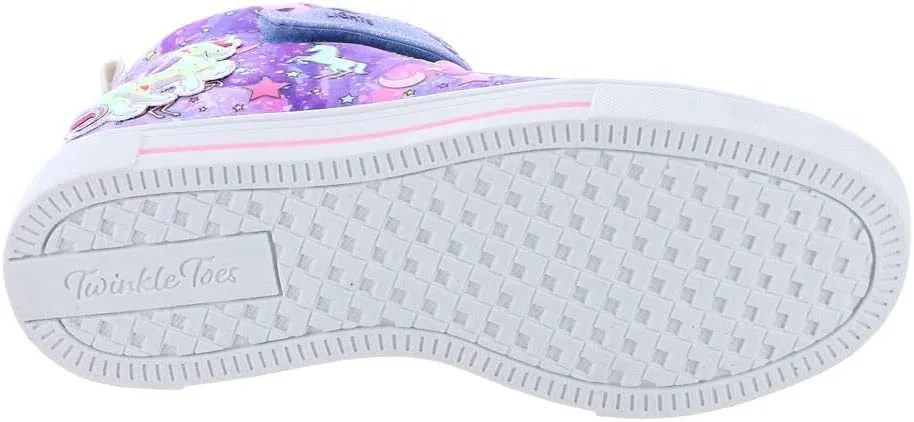 Skechers unisex-child Twinkle Toes Twinkle Sparks Unicorn Dayd Sneaker