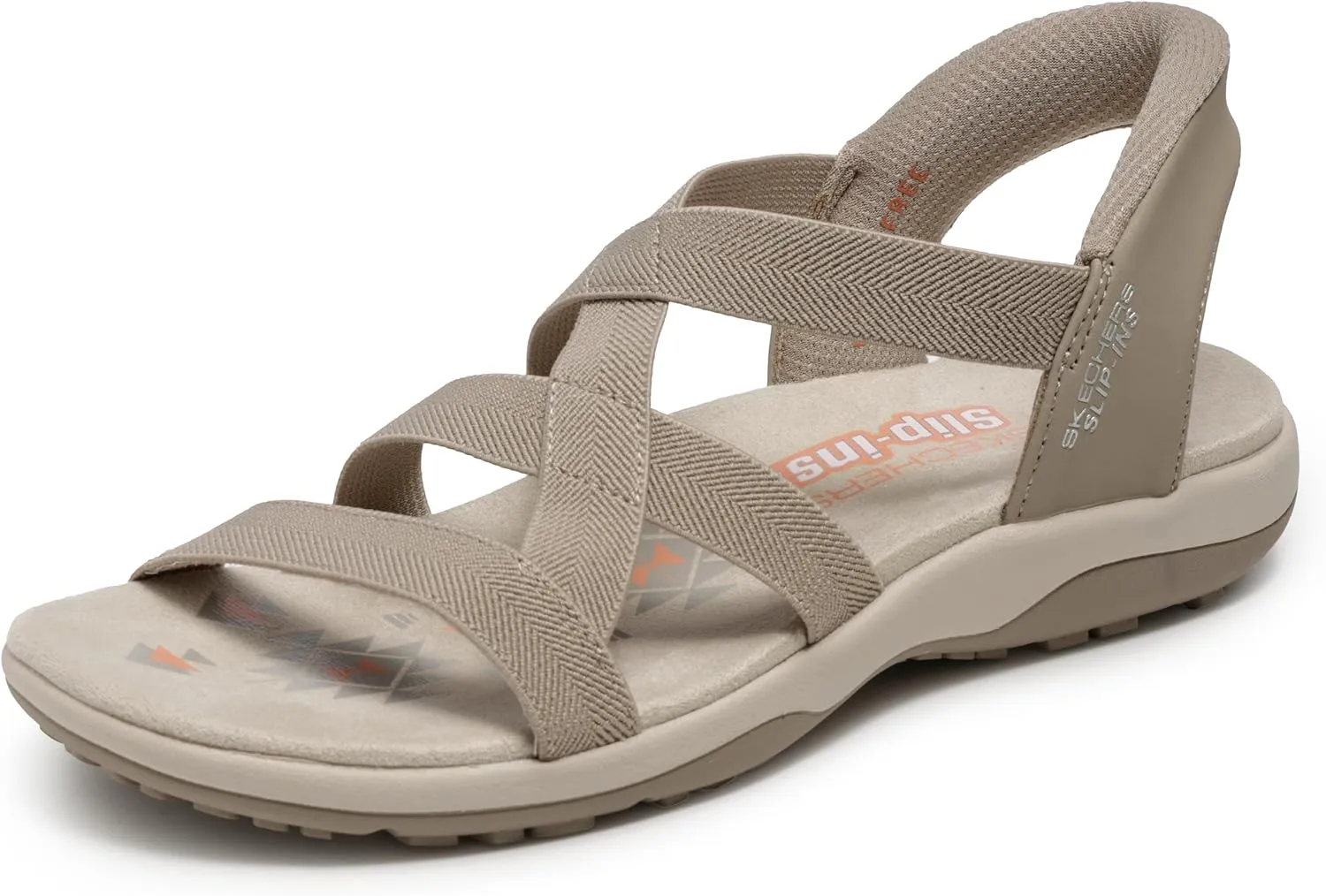 Skechers Women's Reggae Slim-Stretch Flex Hands Free Slip-ins Sandal