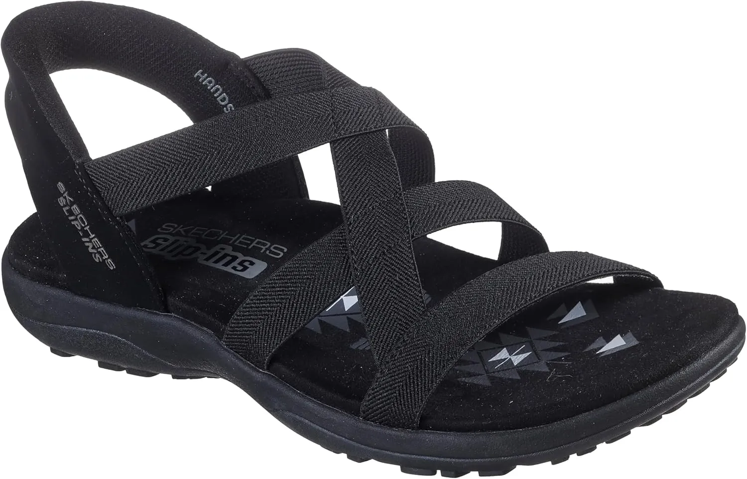 Skechers Women's Reggae Slim-Stretch Flex Hands Free Slip-ins Sandal