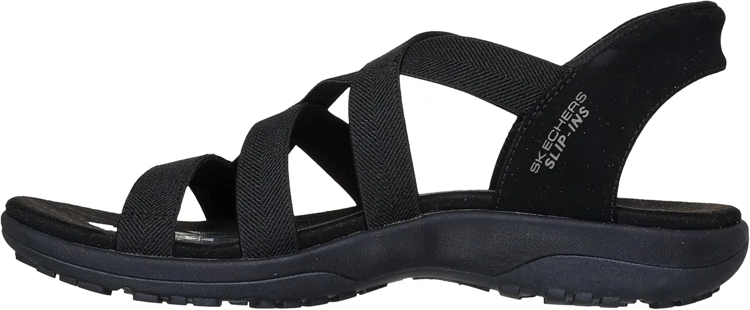 Skechers Women's Reggae Slim-Stretch Flex Hands Free Slip-ins Sandal