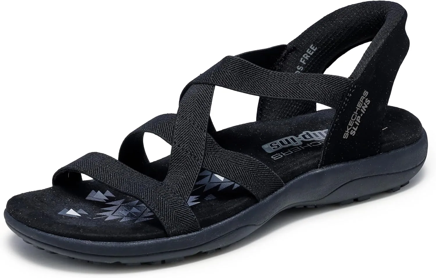Skechers Women's Reggae Slim-Stretch Flex Hands Free Slip-ins Sandal