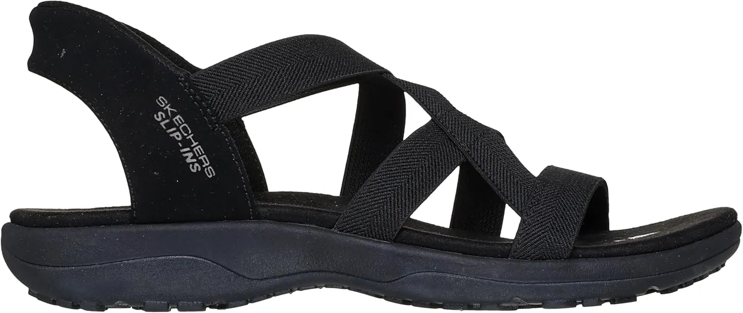 Skechers Women's Reggae Slim-Stretch Flex Hands Free Slip-ins Sandal