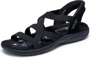 Skechers Women's Reggae Slim-Stretch Flex Hands Free Slip-ins Sandal