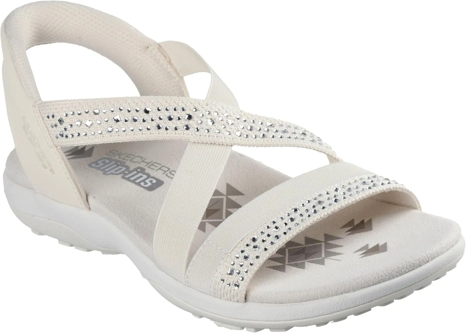Skechers Women's Reggae Slim-Summer Sparkle Sandal