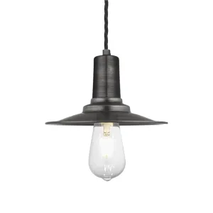 Sleek Flat Pendant - 8 Inch