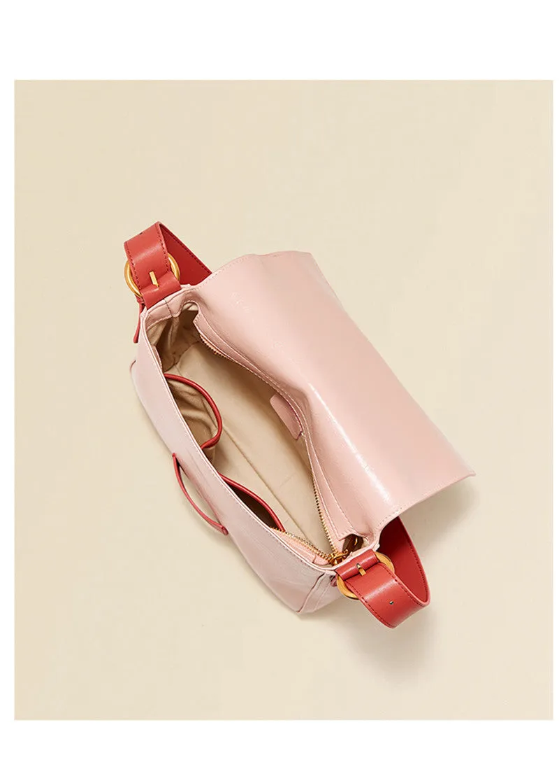 Sleek Genuine Leather Shoulder & Crossbody Bag