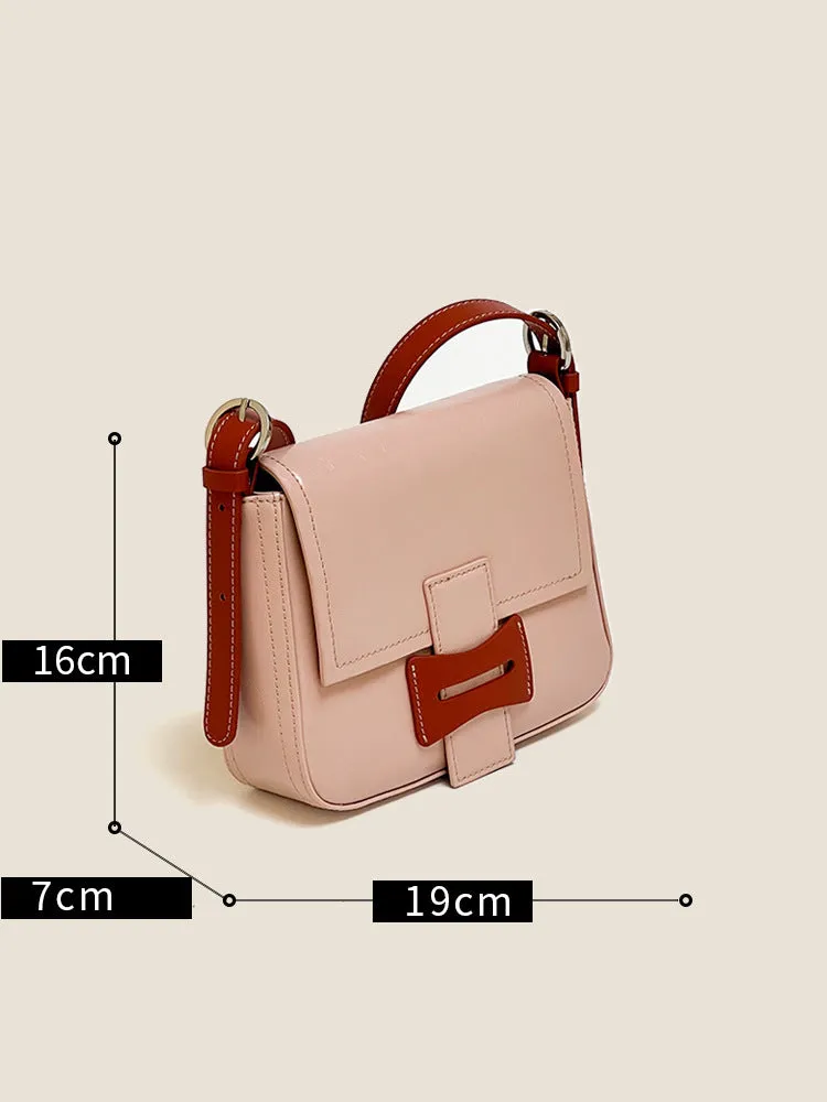 Sleek Genuine Leather Shoulder & Crossbody Bag
