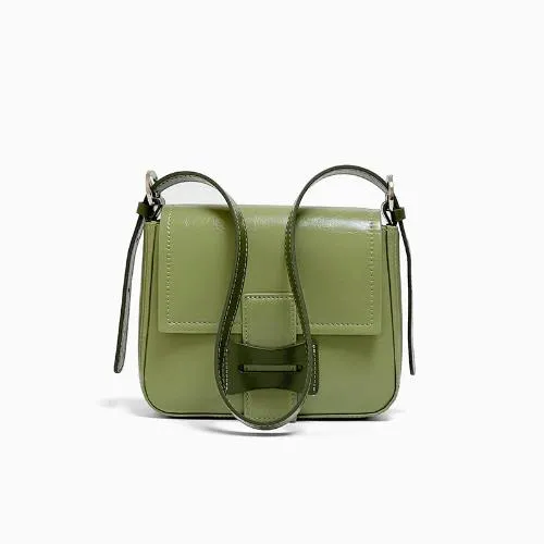 Sleek Genuine Leather Shoulder & Crossbody Bag