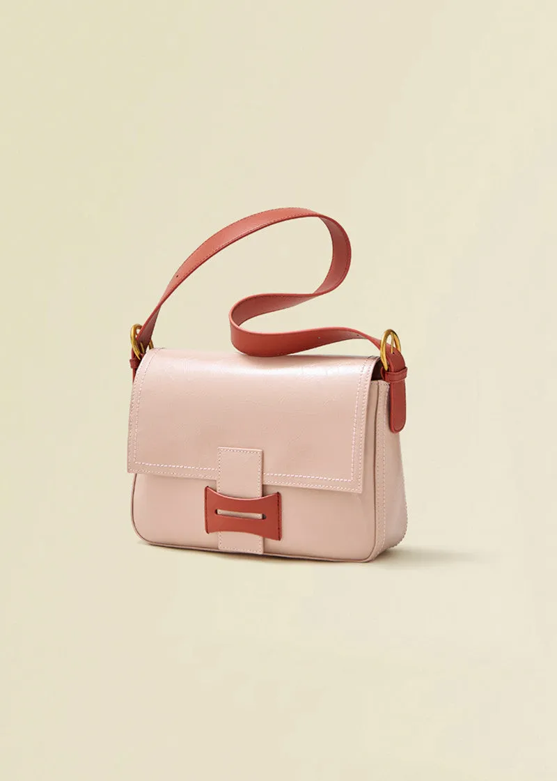 Sleek Genuine Leather Shoulder & Crossbody Bag
