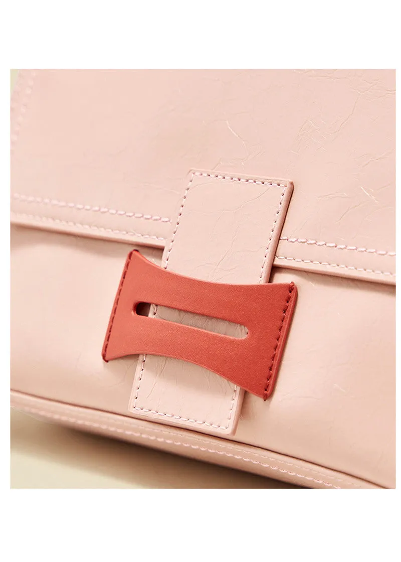 Sleek Genuine Leather Shoulder & Crossbody Bag
