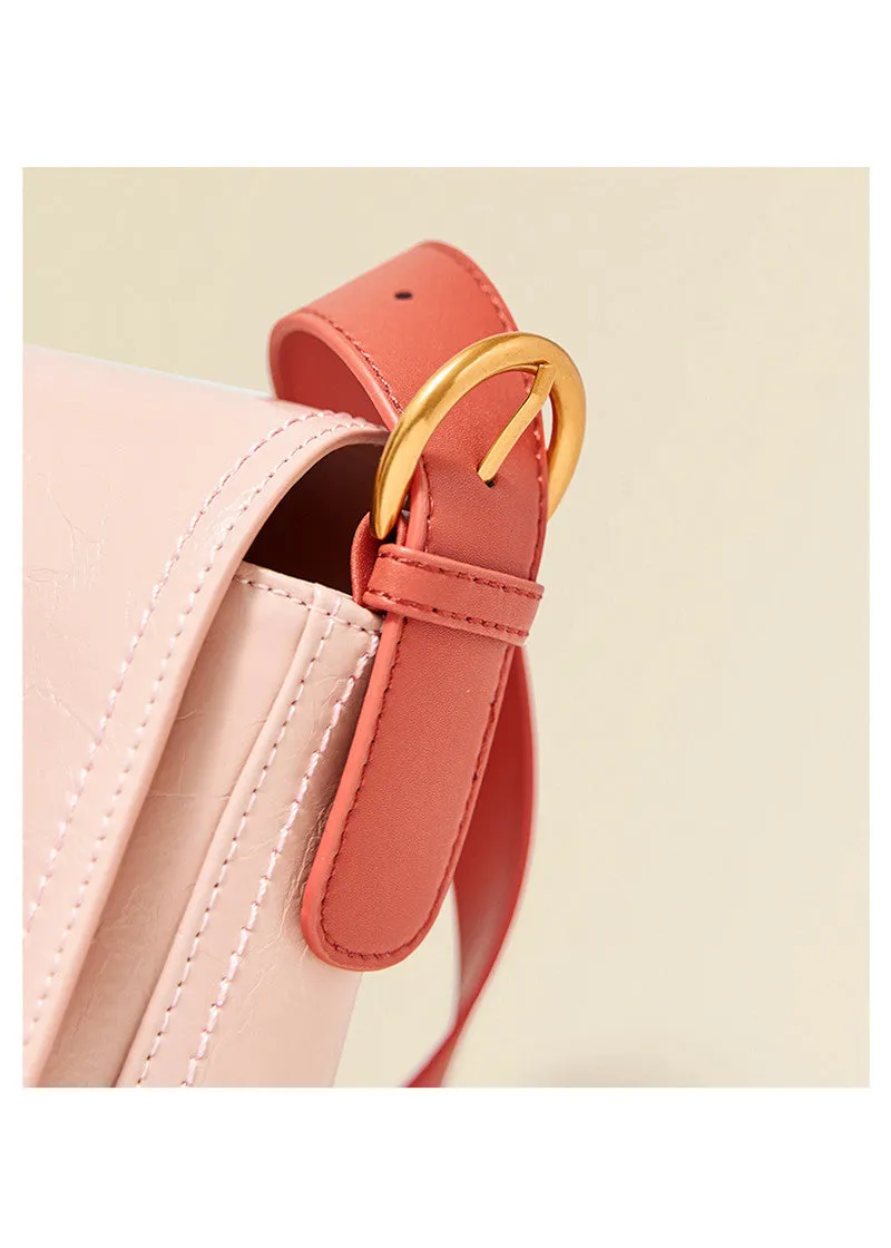 Sleek Genuine Leather Shoulder & Crossbody Bag