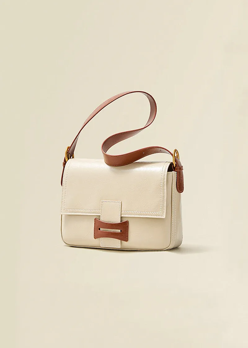 Sleek Genuine Leather Shoulder & Crossbody Bag