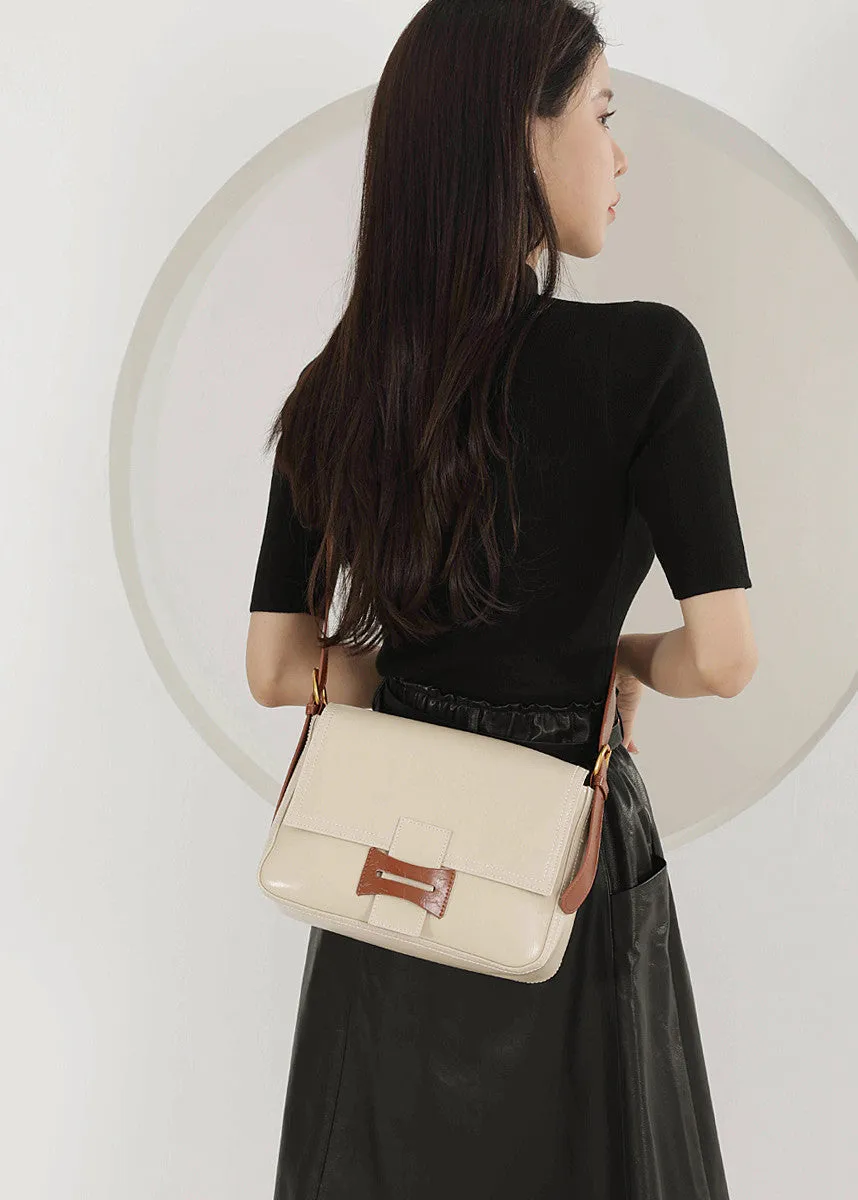 Sleek Genuine Leather Shoulder & Crossbody Bag