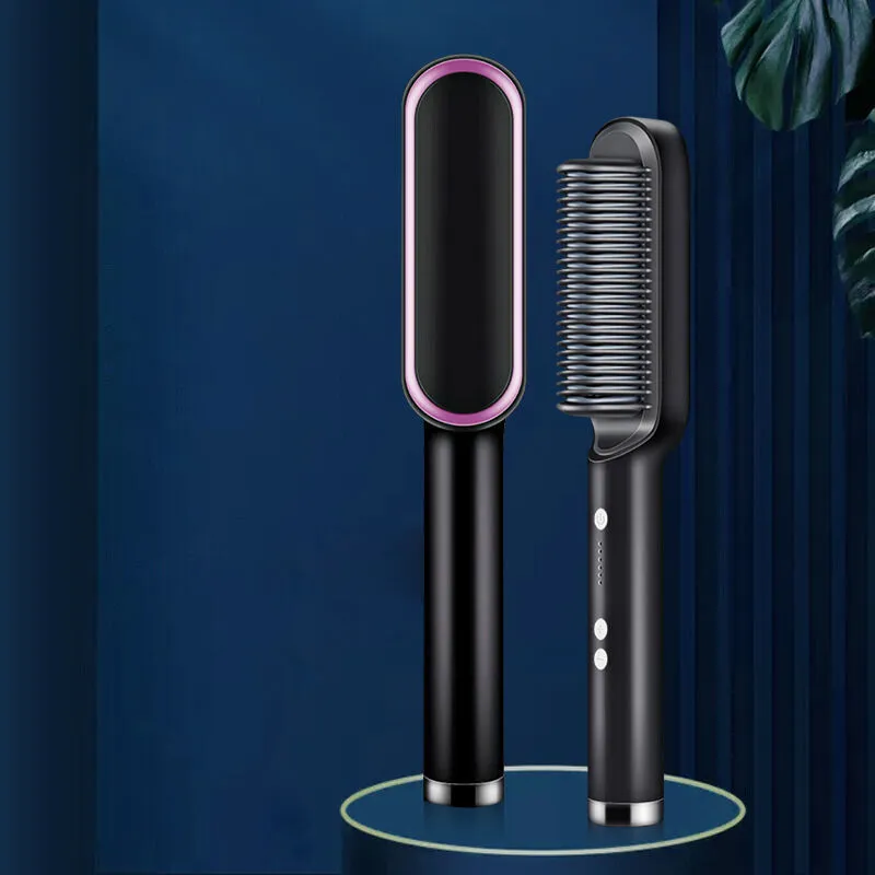 Sleek Hair Straightener Brush