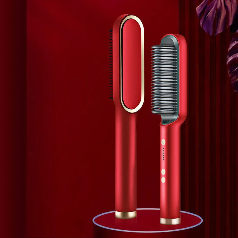Sleek Hair Straightener Brush
