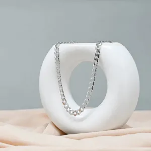 Sleek Silver Men's Chain