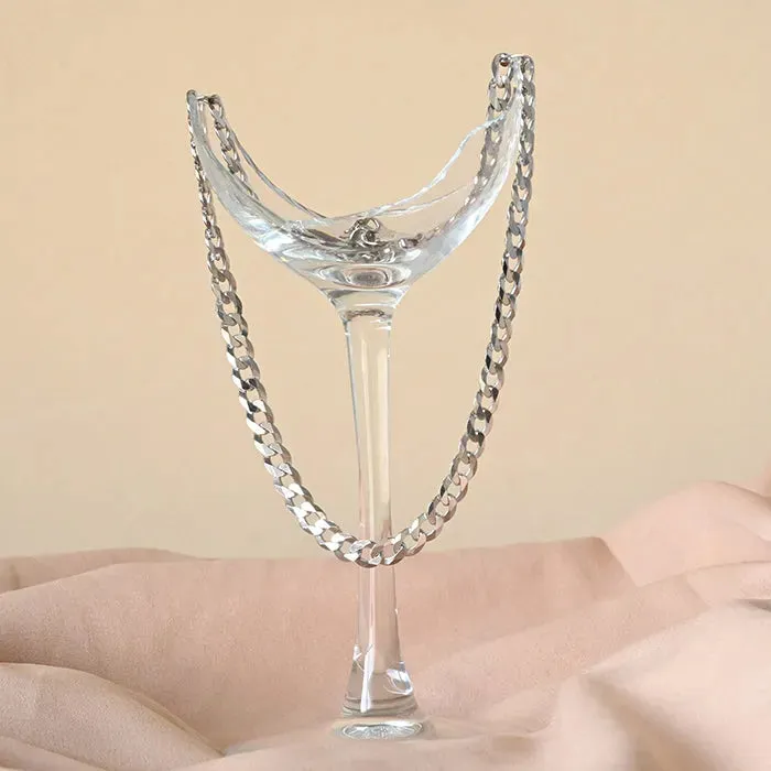 Sleek Silver Men's Chain