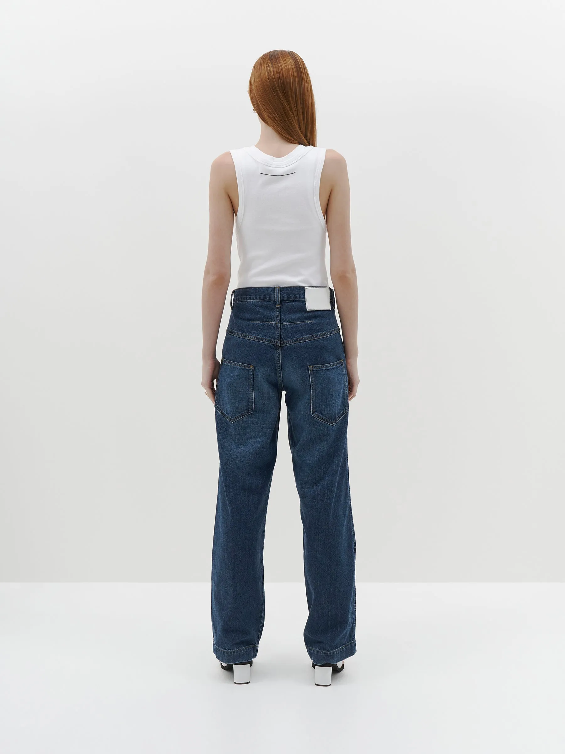 slim superfine rib tank
