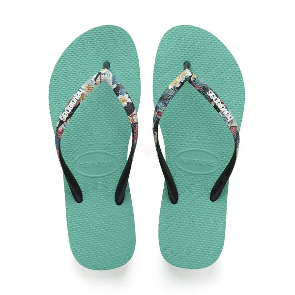 slim tropical straps sandal