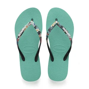 slim tropical straps sandal
