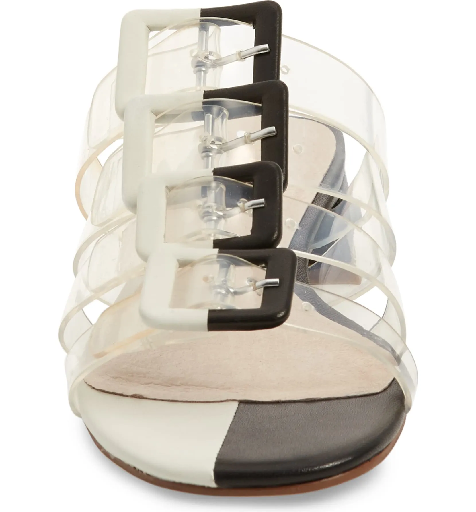 Slip Black Exclusive collection Slide York Transparent Cecelia Clear Lincoln On New White Surprise sale Sandal Mule