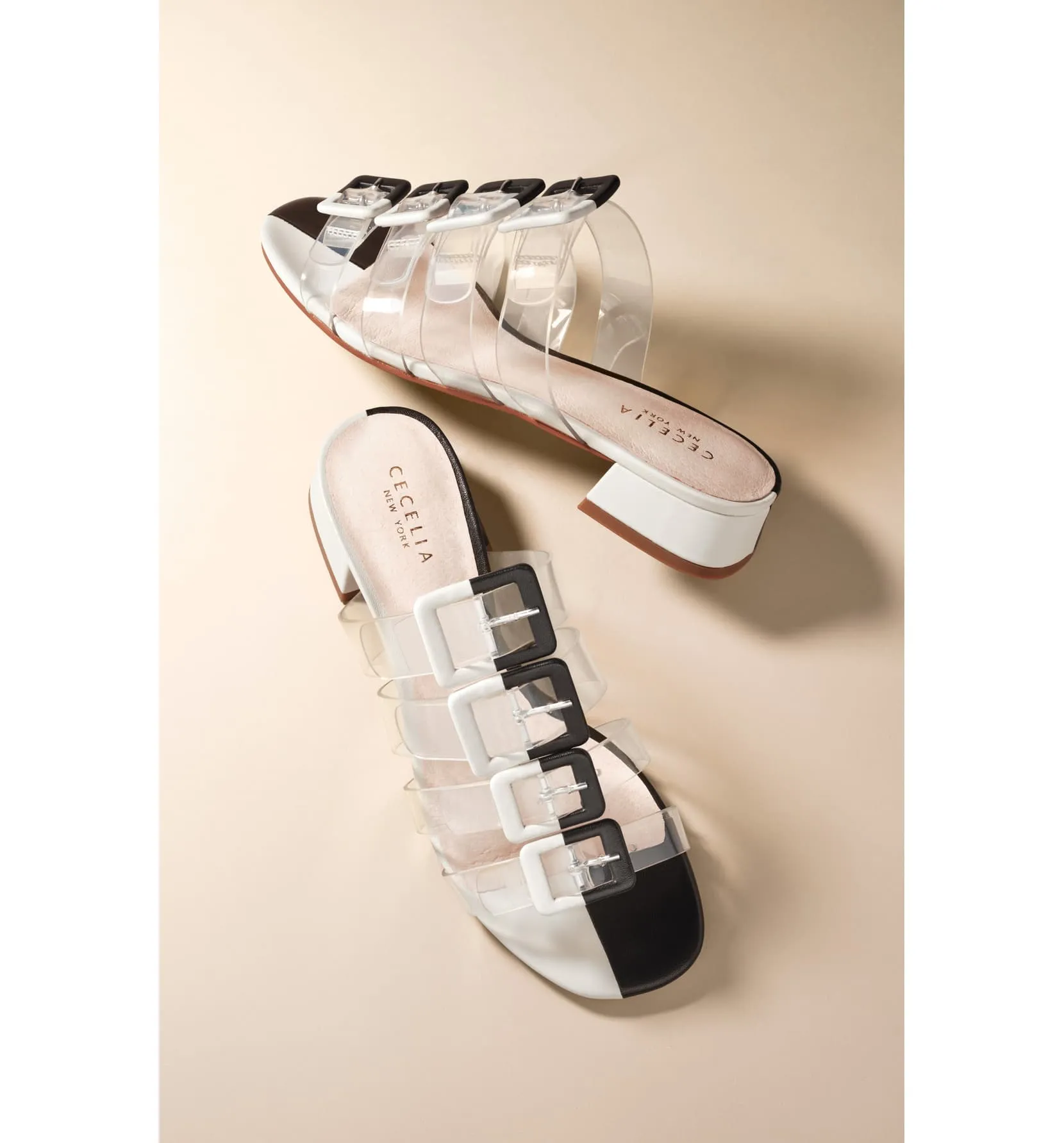 Slip Black Exclusive collection Slide York Transparent Cecelia Clear Lincoln On New White Surprise sale Sandal Mule