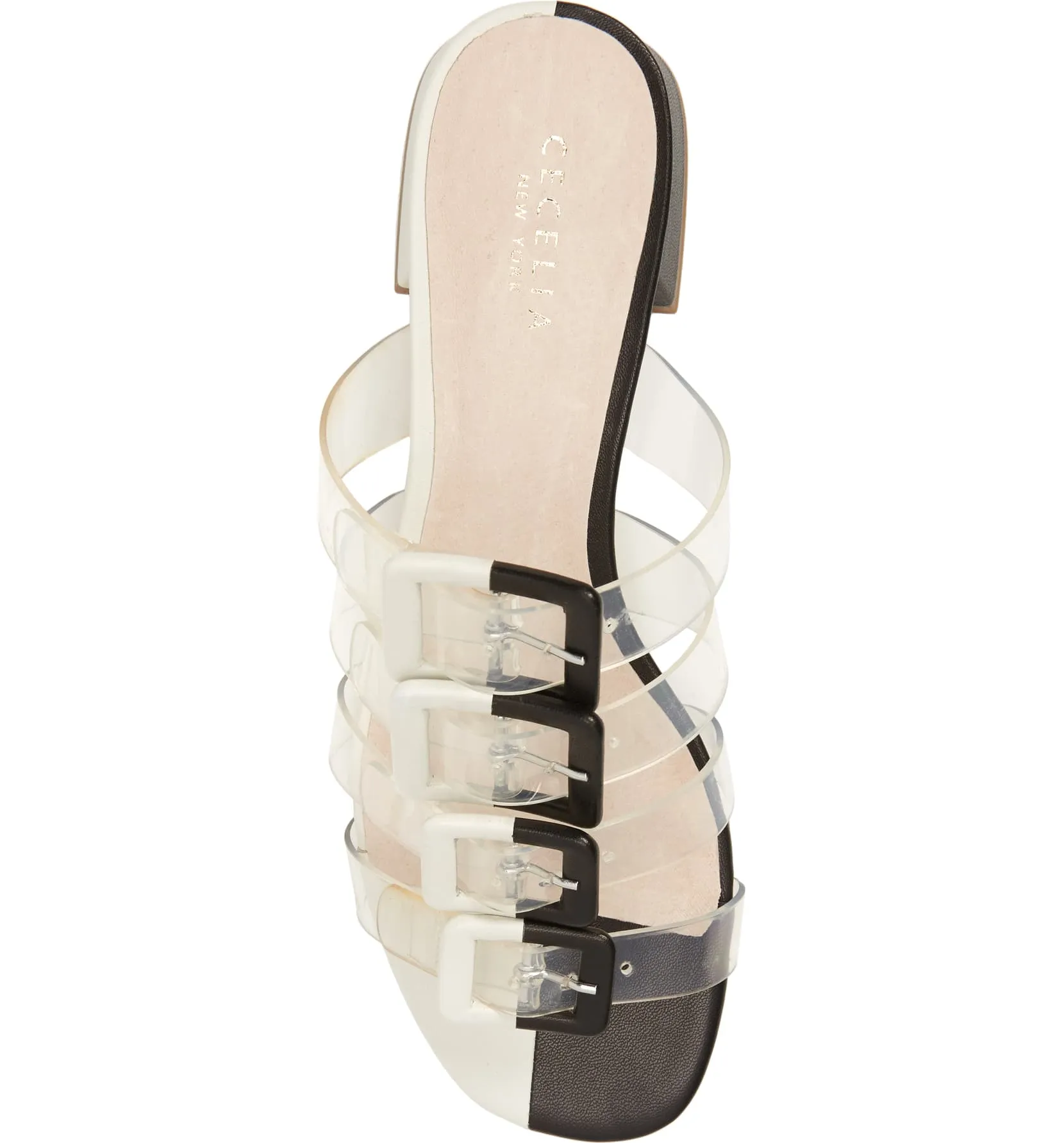 Slip Black Exclusive collection Slide York Transparent Cecelia Clear Lincoln On New White Surprise sale Sandal Mule