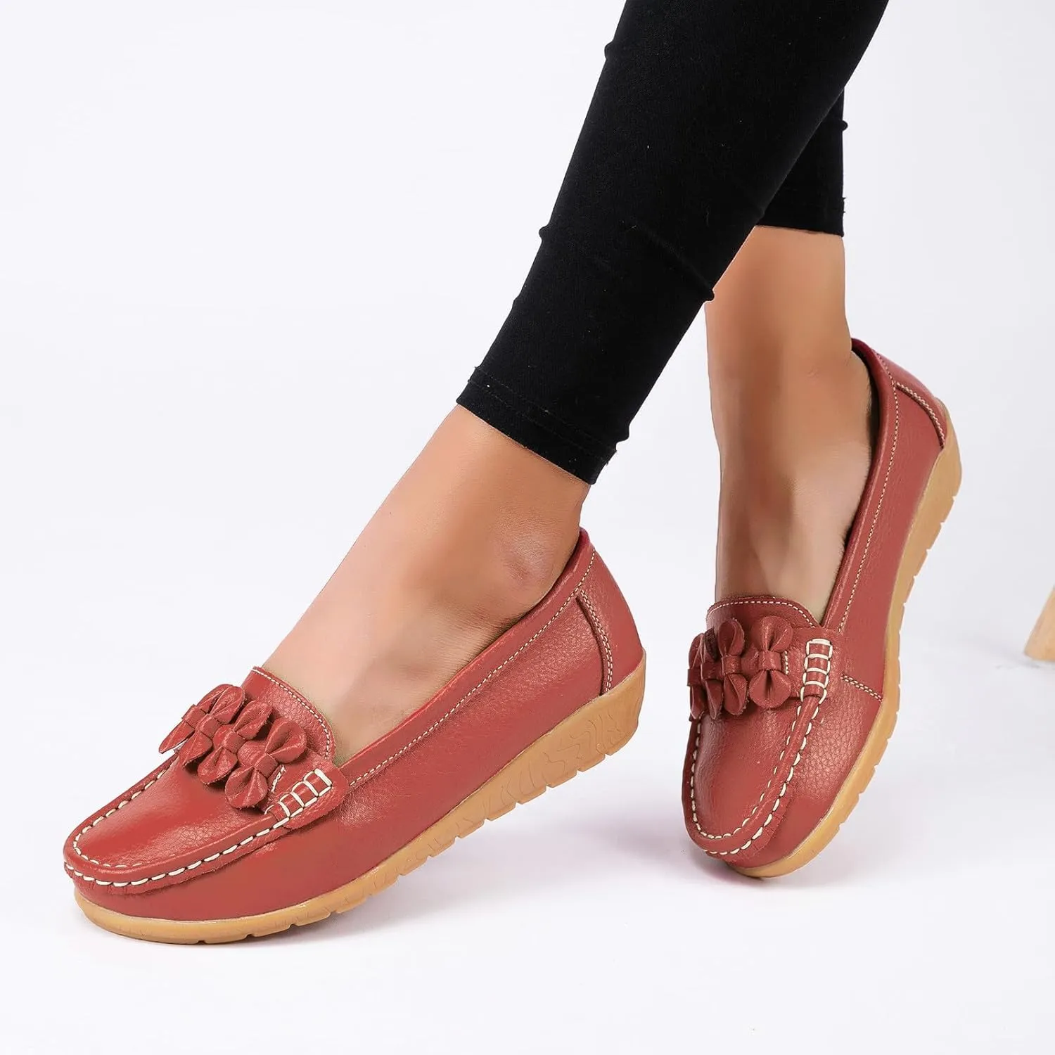 Slip On Women Comfort Walking Flat Loafers Casual Shoes Driving Loafers Walking Shoes for Women Flip Flop Shoes Women