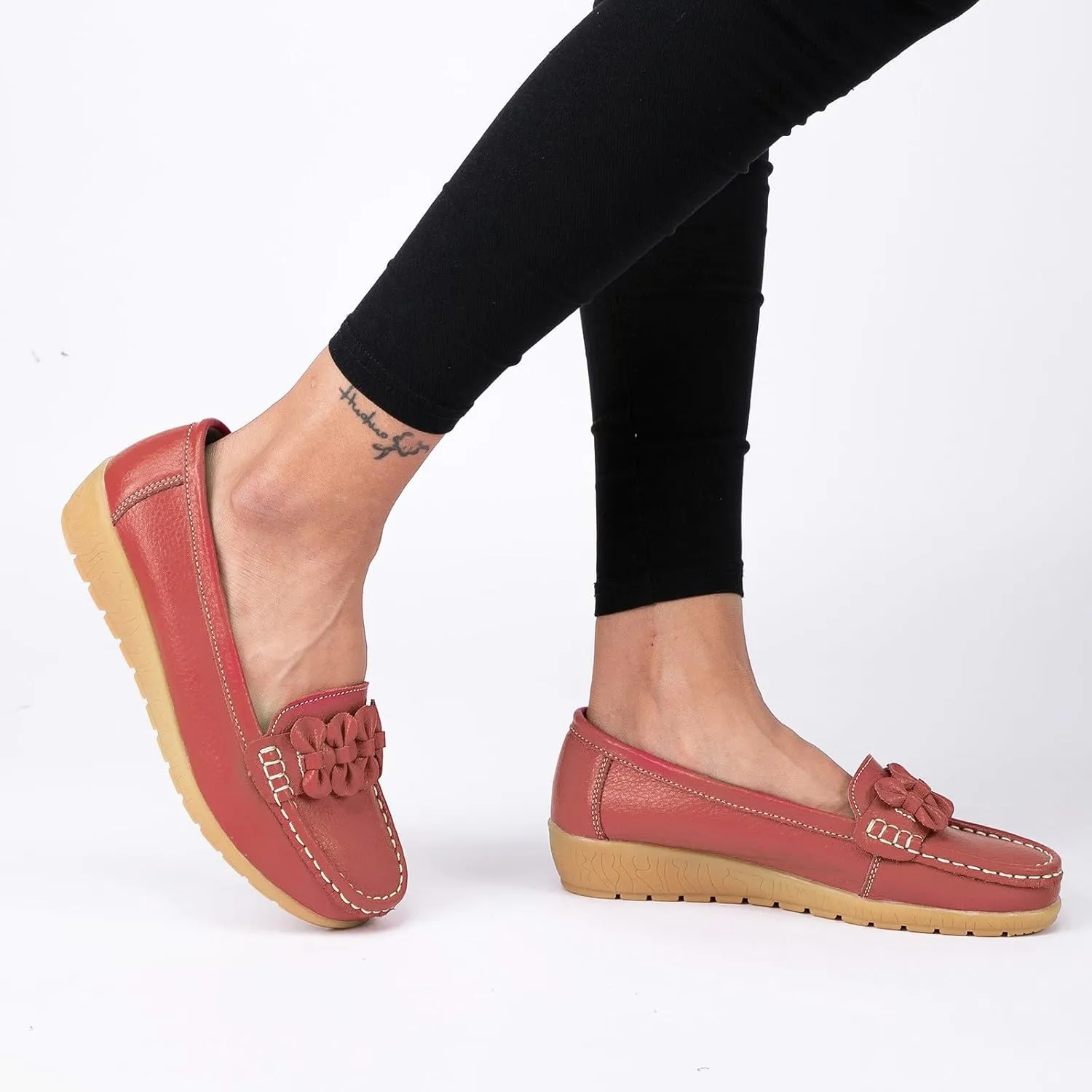 Slip On Women Comfort Walking Flat Loafers Casual Shoes Driving Loafers Walking Shoes for Women Flip Flop Shoes Women