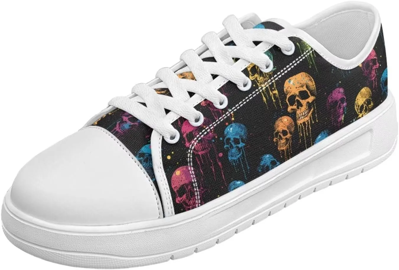 Sneakers for Women Shoes Footwear Memory Foam Insole Lightweight and Non-Slip Sole Lace Up Fashion Sneaker