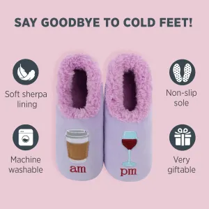 Snoozies Pairable Slipper Socks - Funny House Slippers for Women, Non-Slip Fuzzy Slipper Socks - Best Friend Birthday Gifts