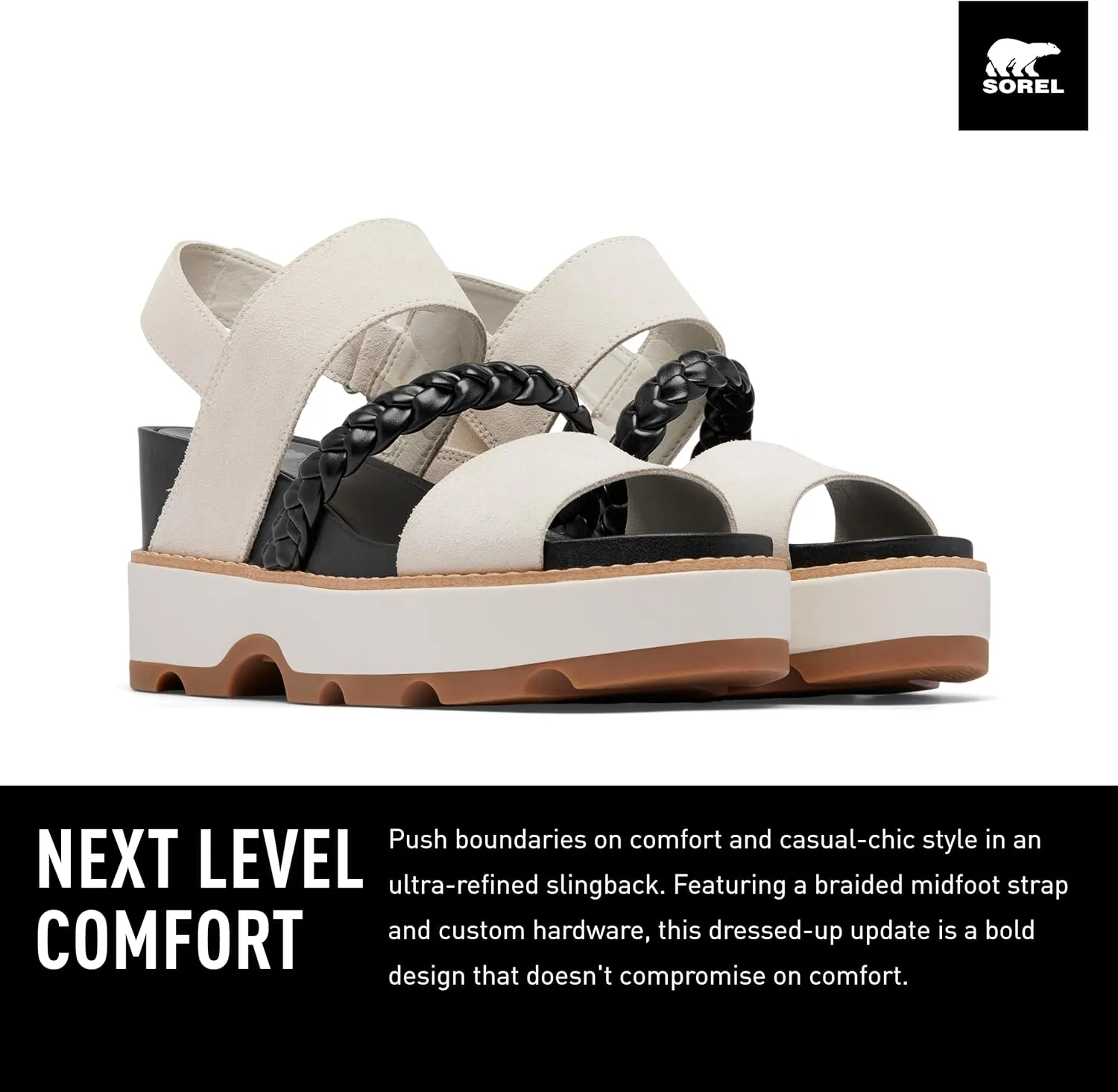 Sorel Women's Joanie IV Slingback Wedge Sandals