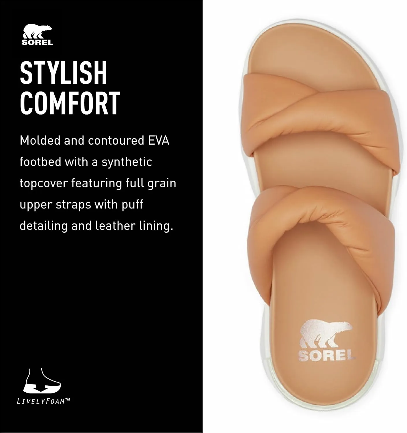 Sorel Women's Viibe Twist Slide Sandals