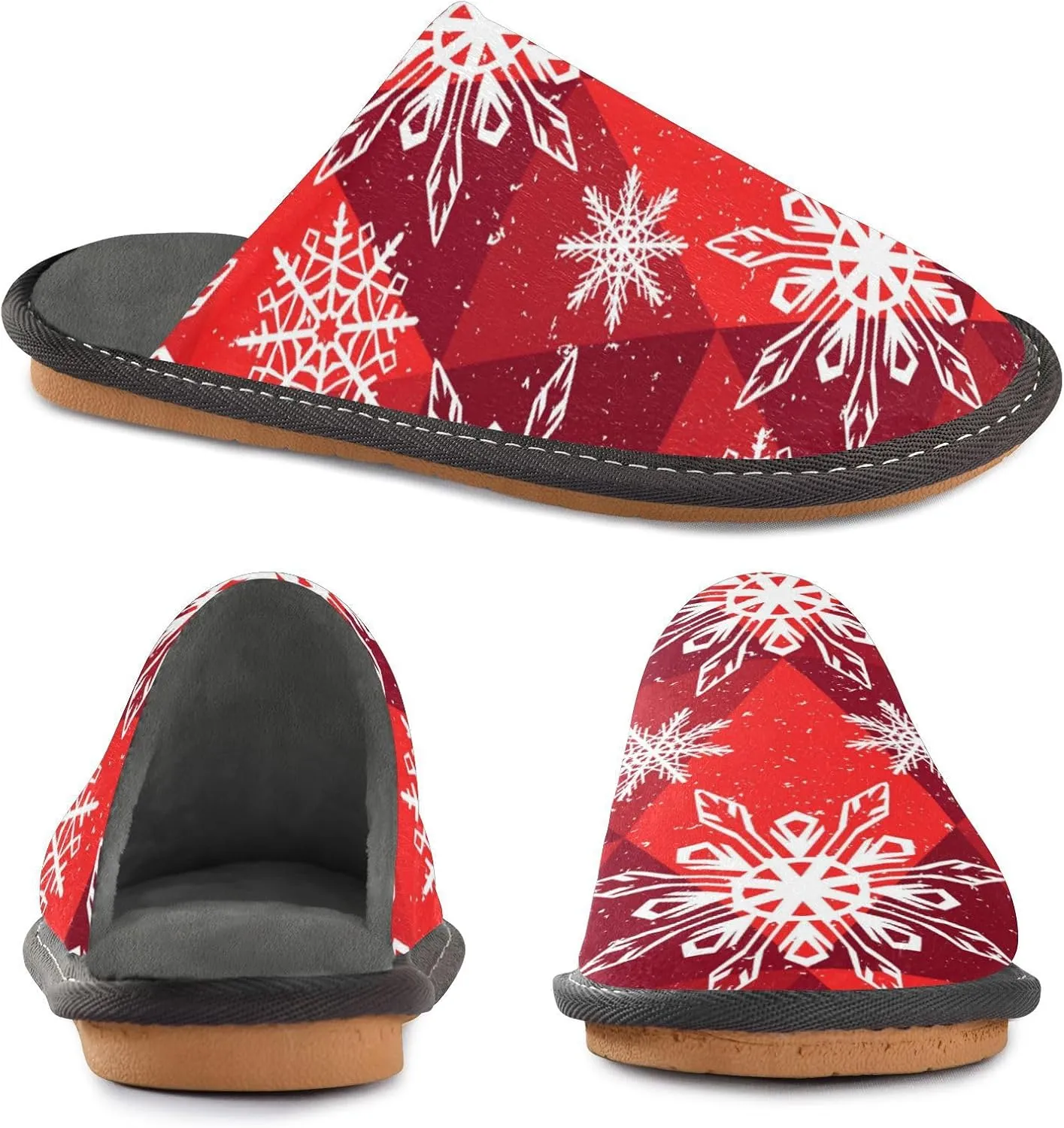 Spa Slippers Indoor House Fuzzy Slippers Soft Memory Foam Non-Slip Home Slipper Winter Shoes For Bedroom Hotel Travel 4-11