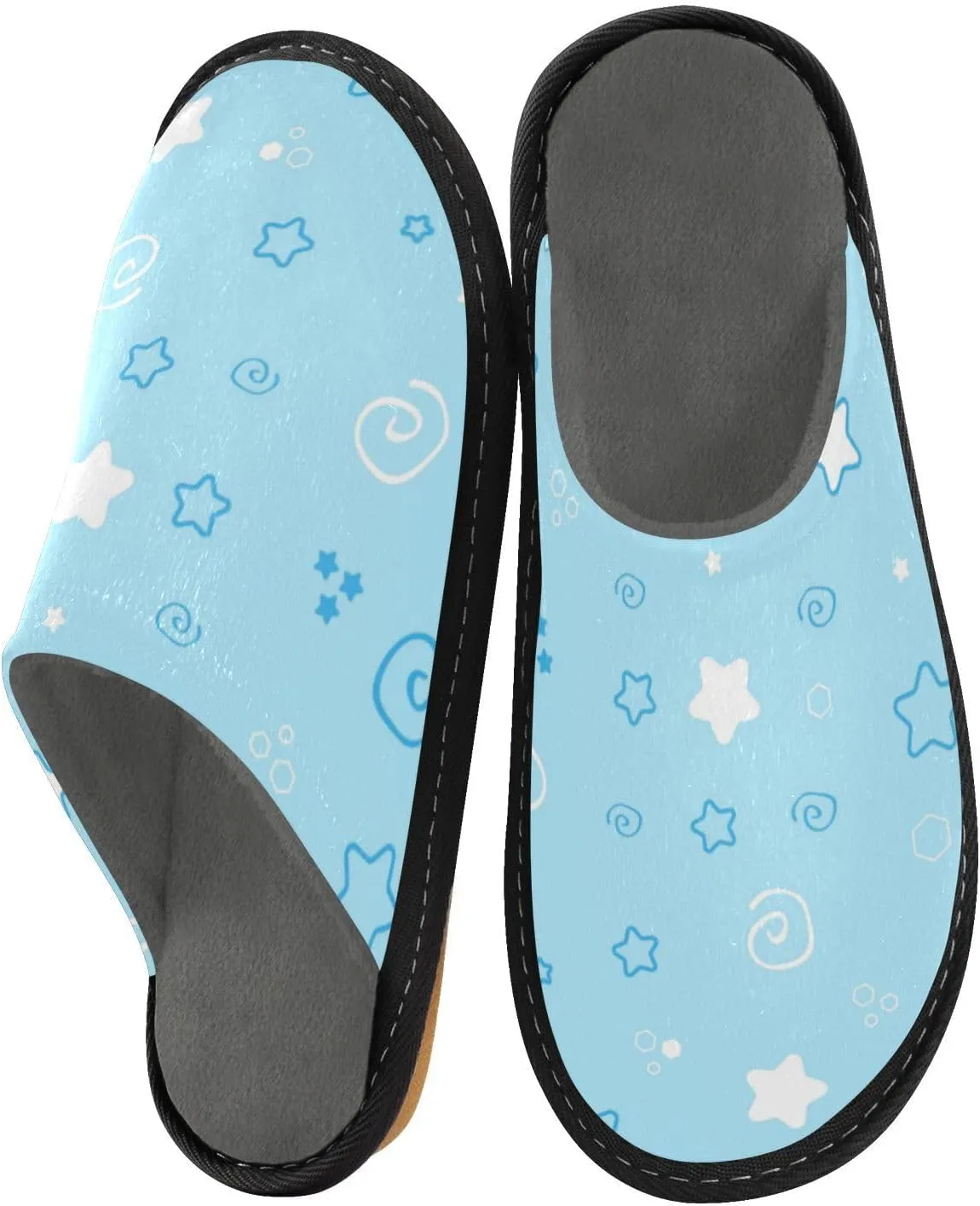 Spa Slippers Indoor House Fuzzy Slippers Soft Memory Foam Non-Slip Home Slipper Winter Shoes For Bedroom Hotel Travel 4-11